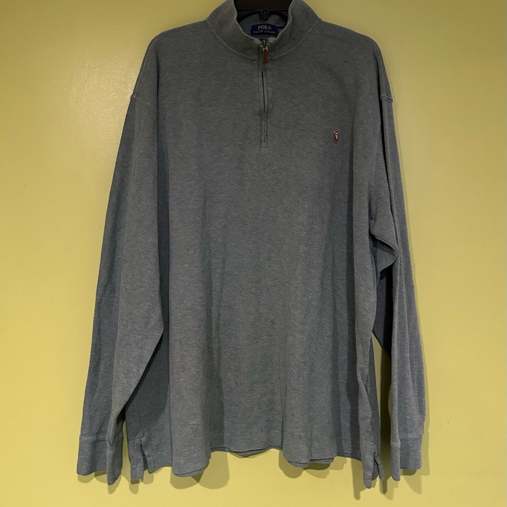 Polo by Ralph Lauren Gray Zip Up Sweater